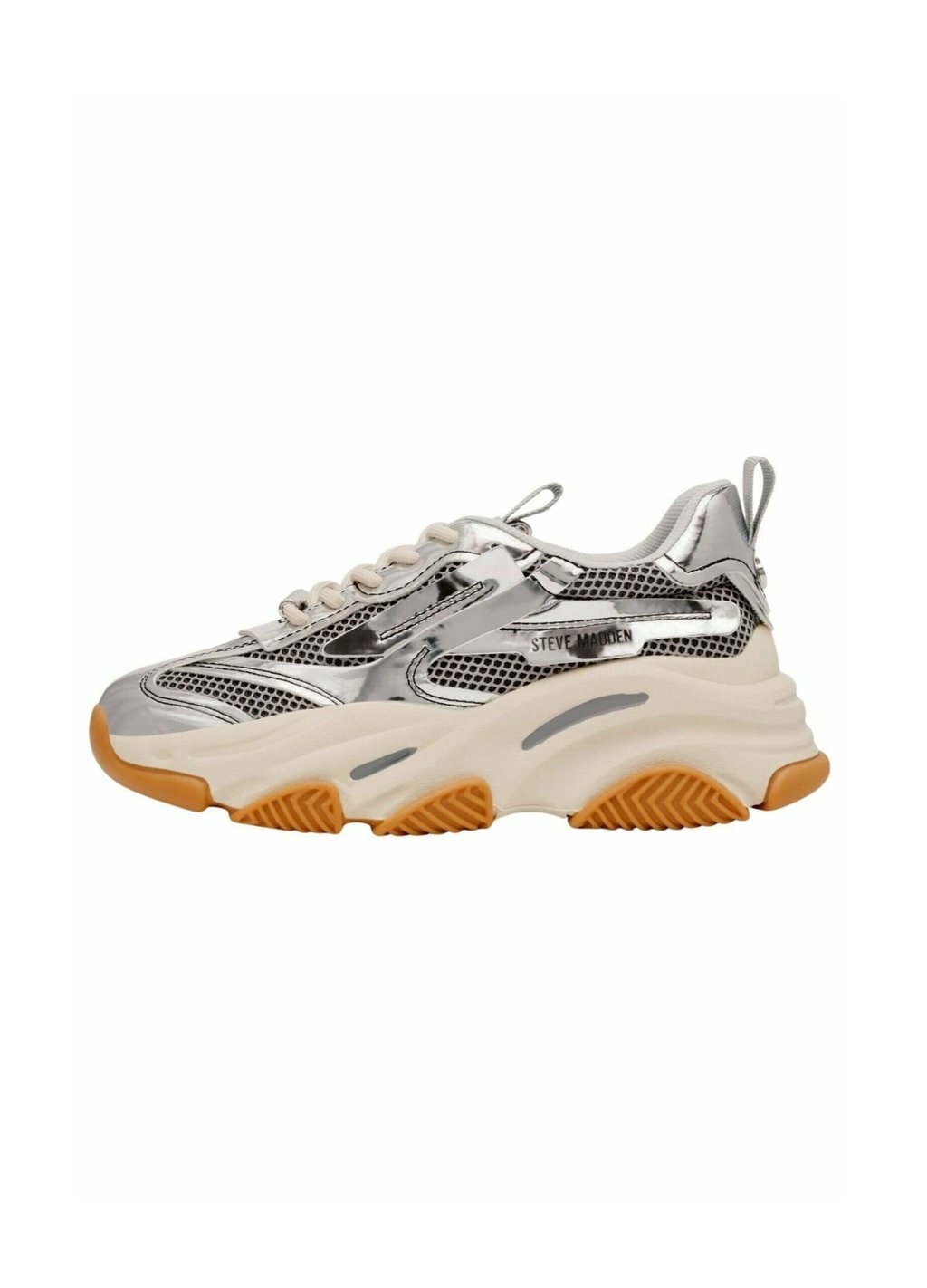 Низкие кеды POSSESSION Steve Madden, серебряный