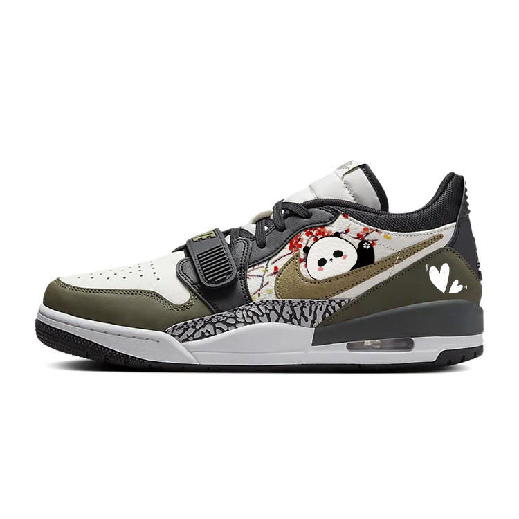 

Jordan Баскетбольные кроссовки Legacy 312 Vintage, низкие, мужские, зеленые/белые