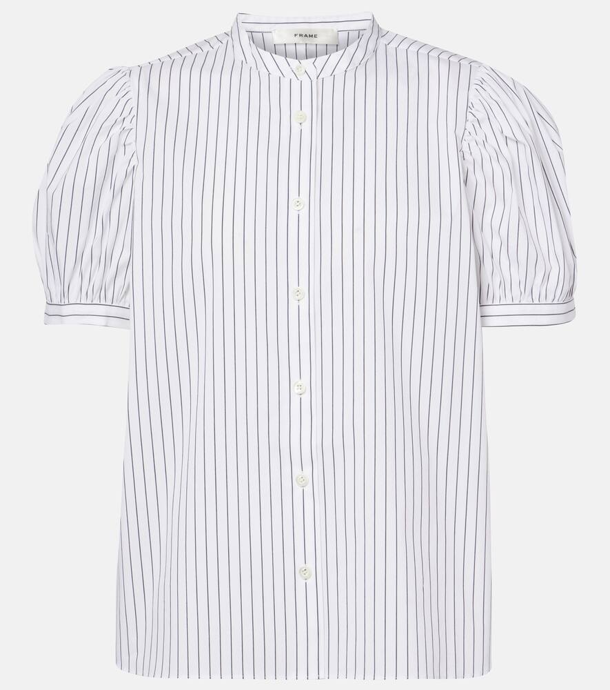 

Топ из хлопковой смеси с защипами Frame, Navy Multi