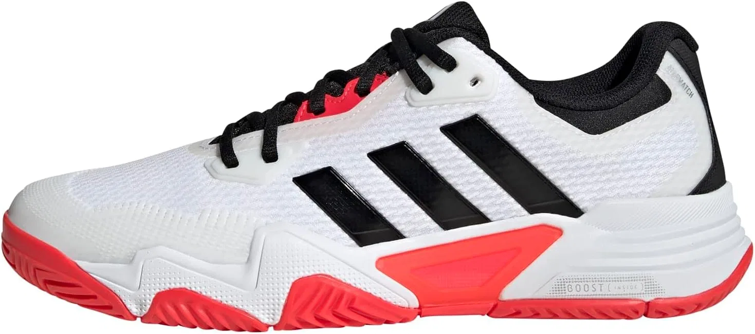 Мужские теннисные кроссовки Adidas Solematch Control 2, White/Black/Silver Metallic