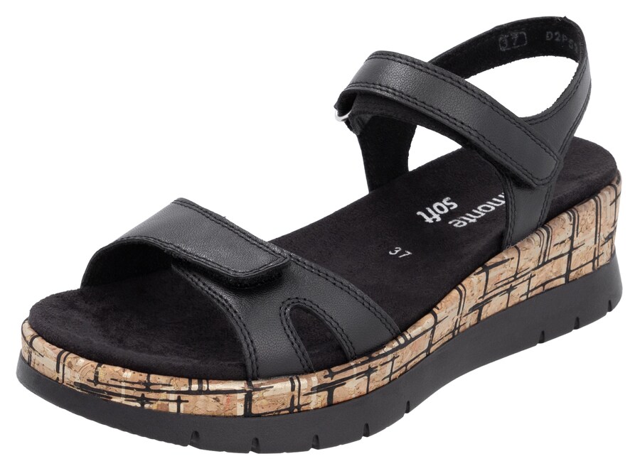 Сандалии с ремешками REMONTE, Black