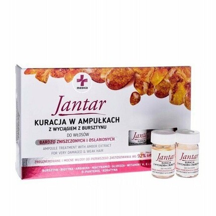 

Farmona Medica Ампулы с экстрактом янтаря для поврежденных волос 5мл, Jantar