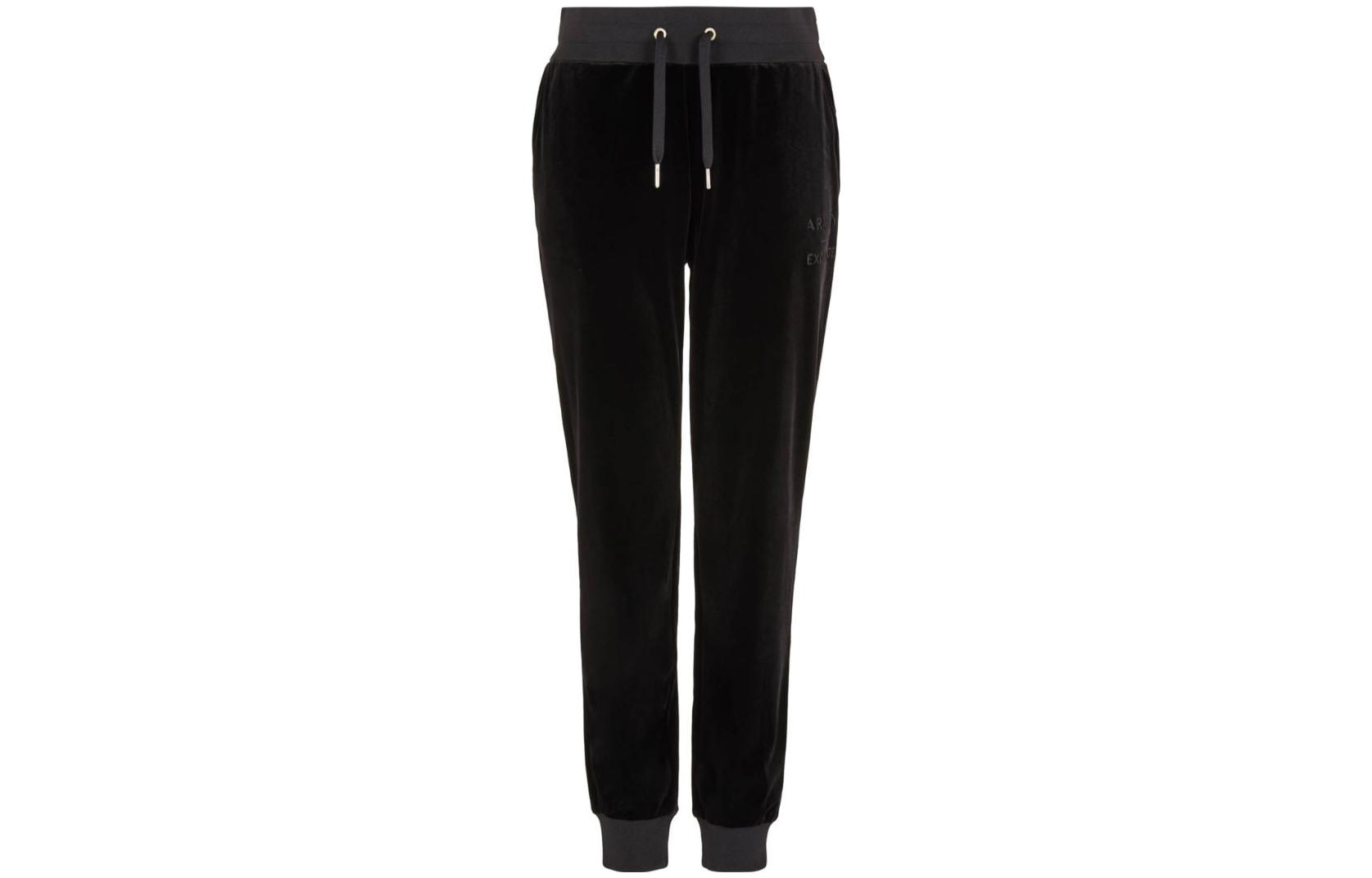 

Вязаные спортивные брюки женские черные ARMANI EXCHANGE