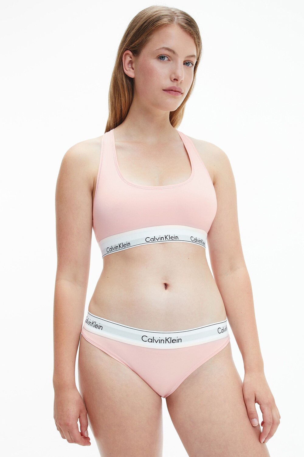 

Современные хлопковые трусики Calvin Klein, розовый