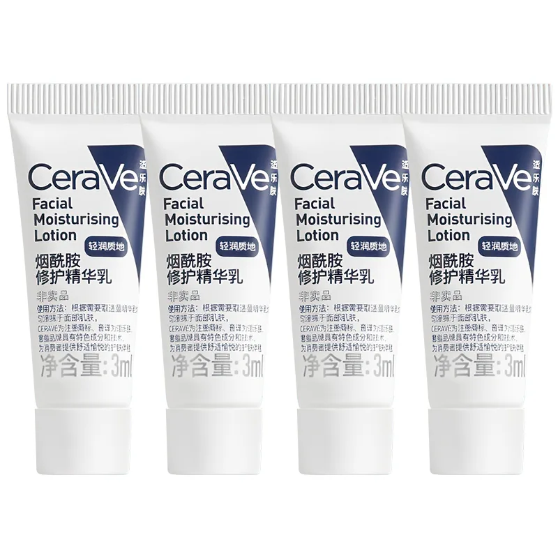 CeraVe Образец ночного молочка с ниацинамидом для успокоения, увлажнения и восстановления 3 мл, Pm Emulsion 3ml*4