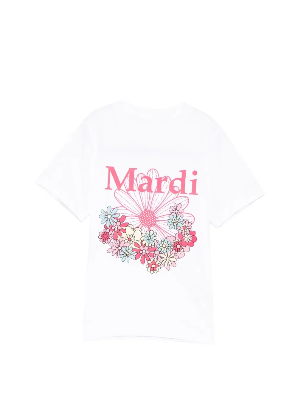 Футболка Flowermardi jardin Mardi Mercredi Les Petites, белый