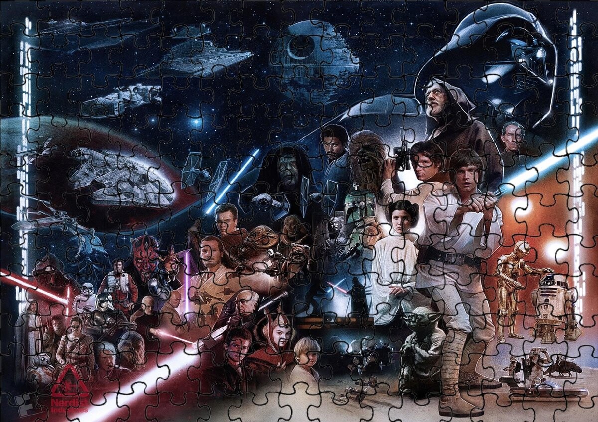 

Пазл 35 шт: Звездные войны + Сумка с принтом bez marki