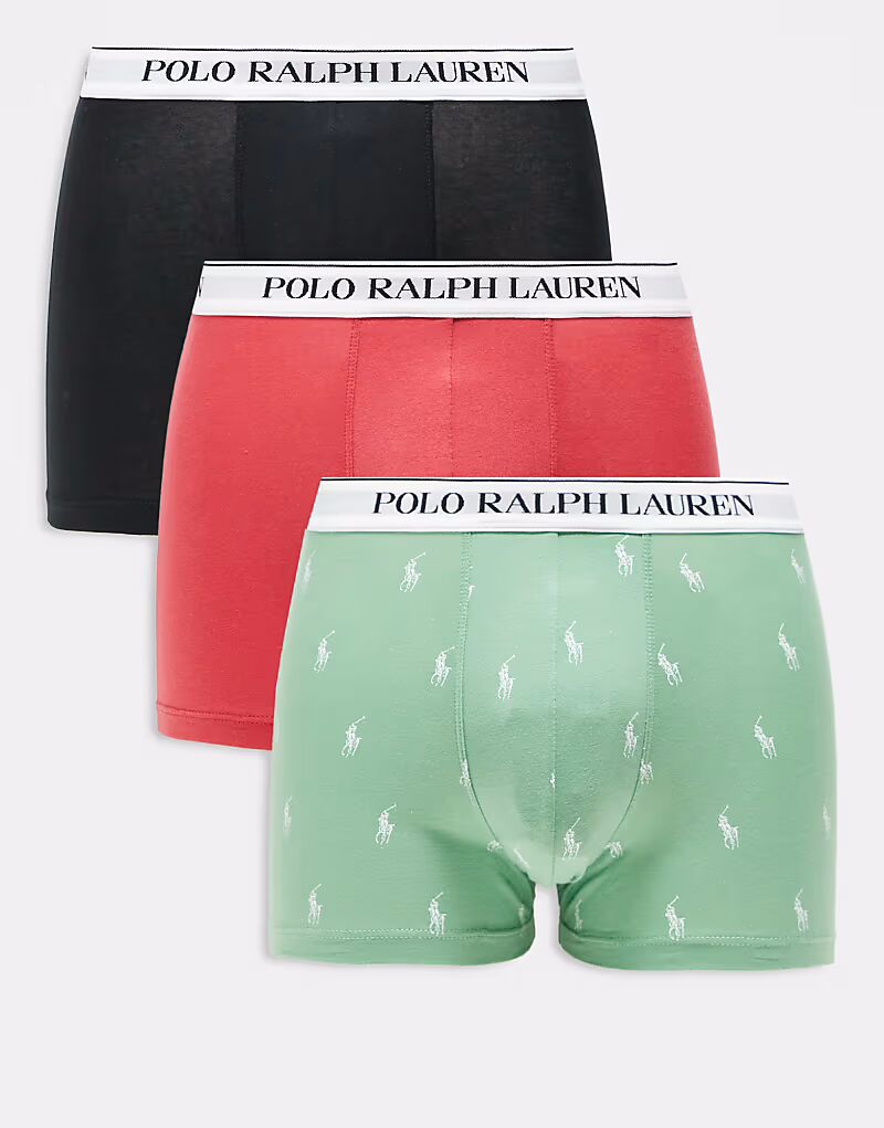 

Polo Ralph Lauren комплект из 3 боксеров в разноцветном дизайне