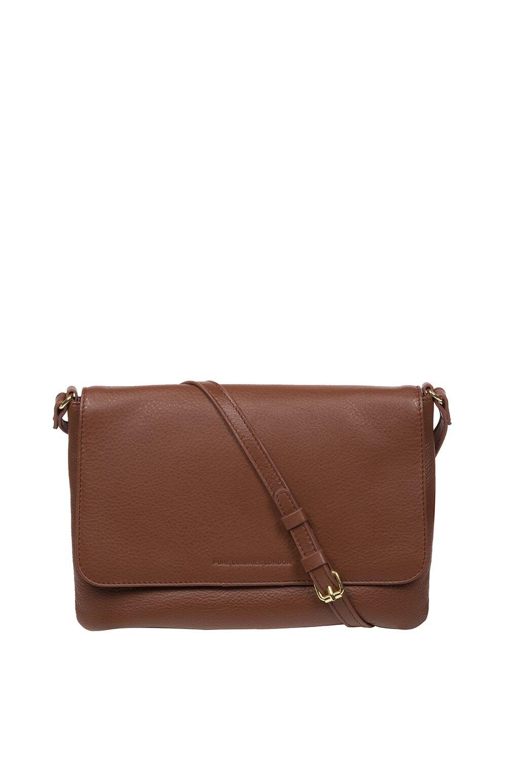 

Сумка через плечо из кожи наппа 'Ruby' Pure Luxuries London, коричневый