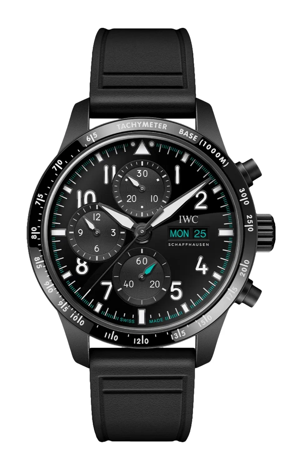 Пилотские часы Перформанс Хронограф 41 Mercedes-AMG Petronas Formula One Team - IW388306 IWC SCHAFFHAUSEN, черный