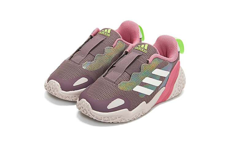 Кроссовки adidas 4Uture Toddler Shoes TD Low-top Purple/pink/white — фото 3