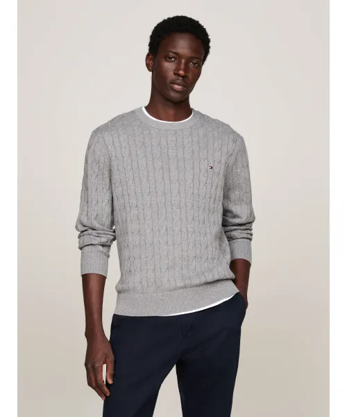 

Свитер Regular fit Tommy Hilfiger, серый