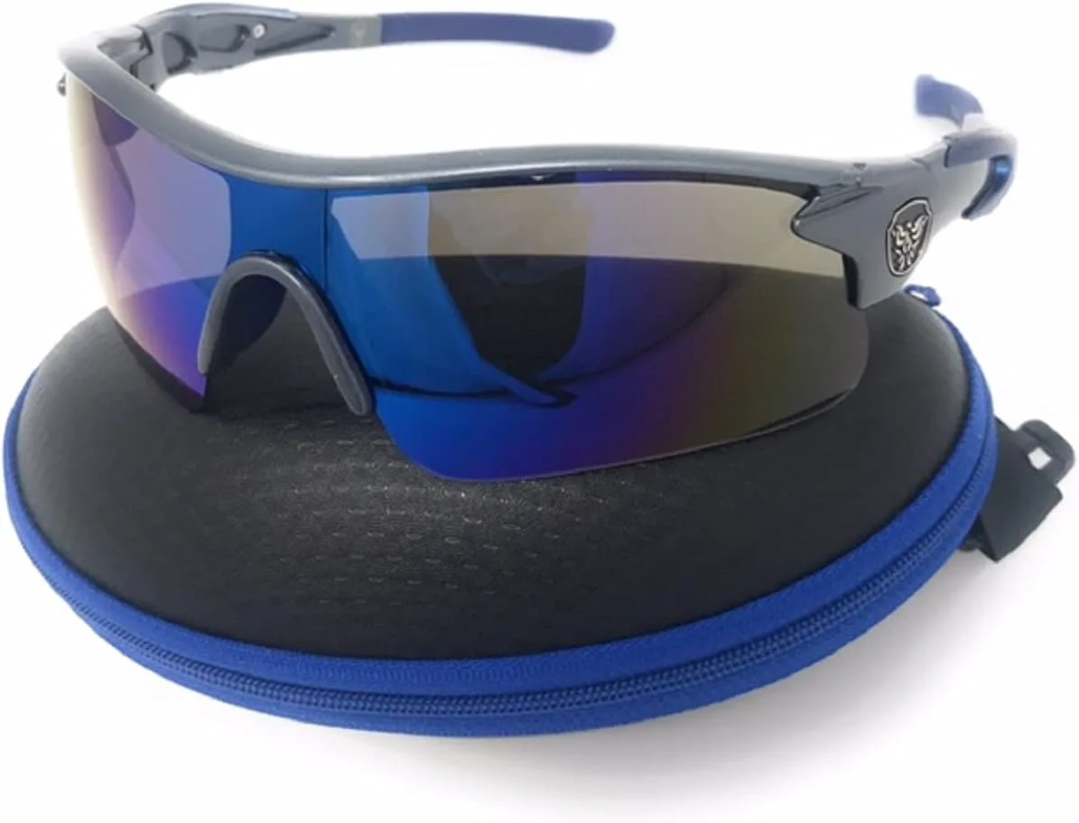 

Поляризованные спортивные солнцезащитные очки для мужчин, женщин и молодежи: для бега, бейсбола, велоспорта, рыбалки, гольфа, мотоцикла. Тактические очки MyUV, Blue