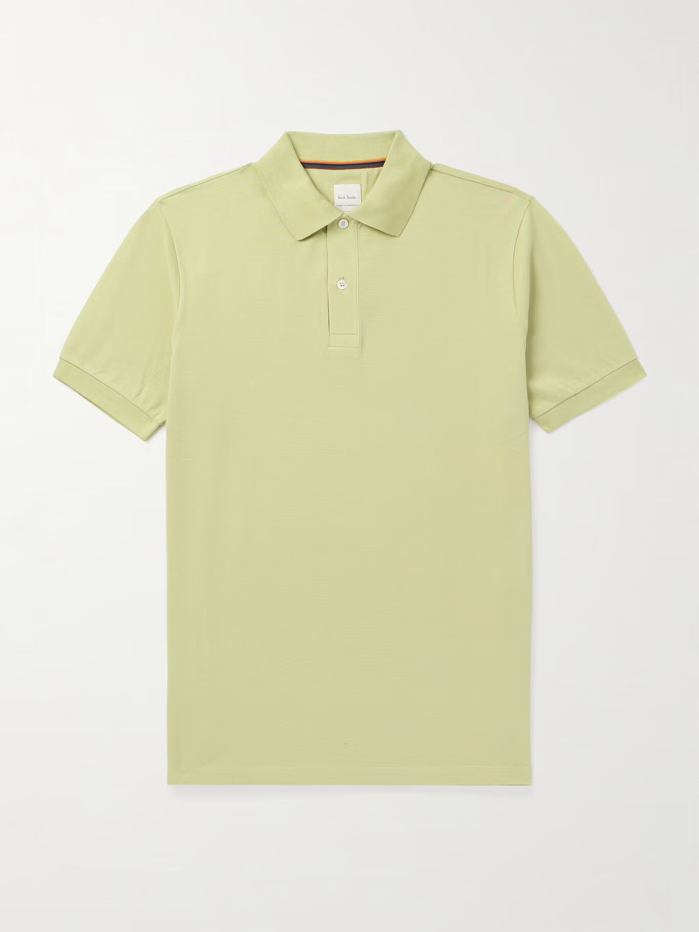 

Рубашка поло из хлопка-пике PAUL SMITH, цвет Lime green