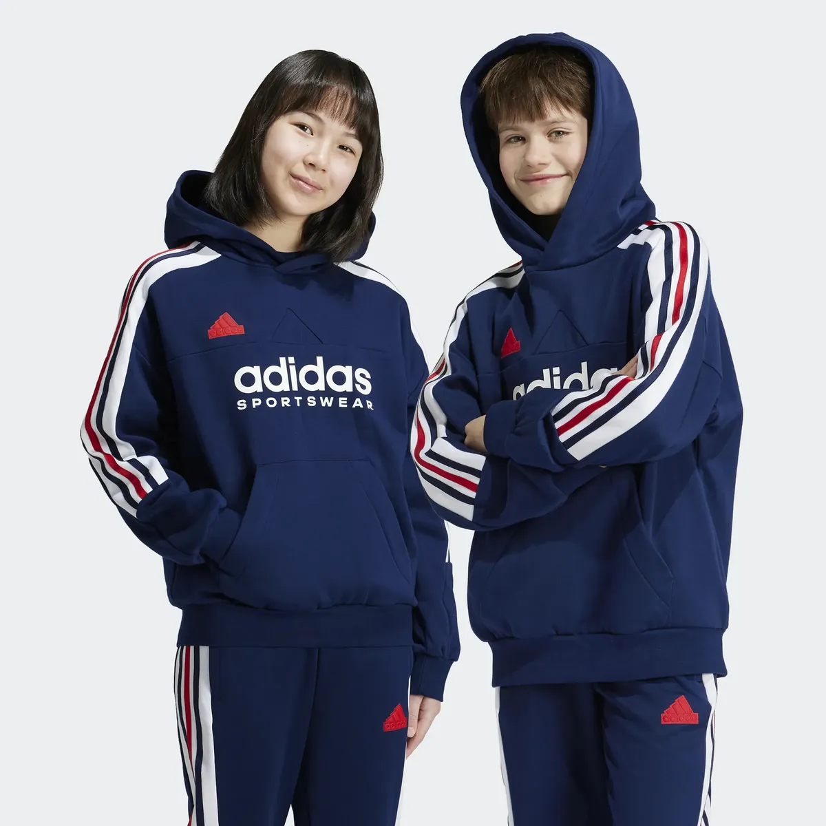 

Толстовка с капюшоном Adidas Sportswear "J NP HOODIE", белый