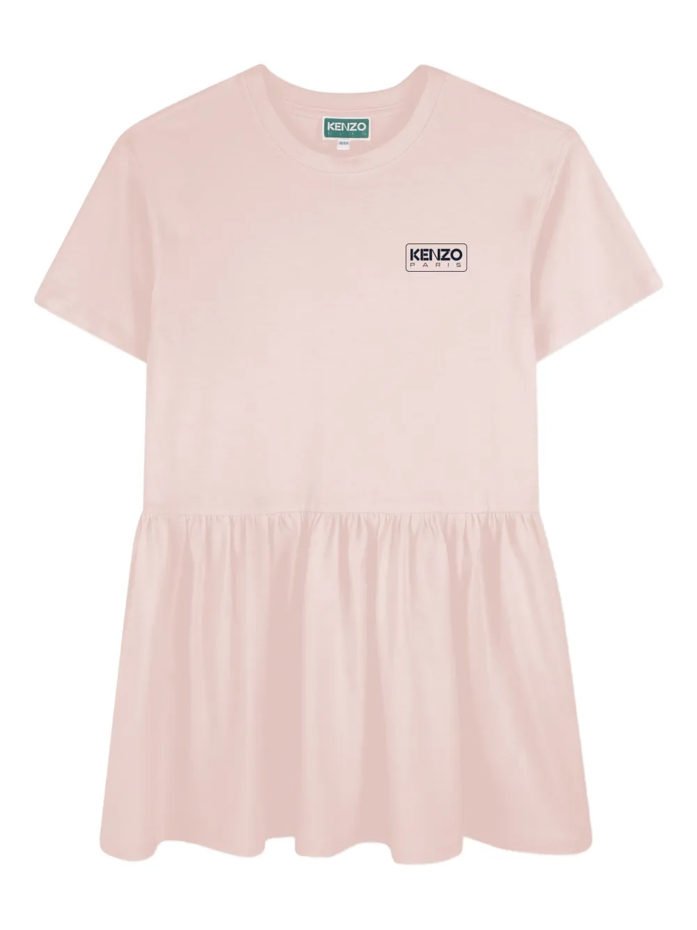 

Платье-футболка с логотипом Kenzo Kids