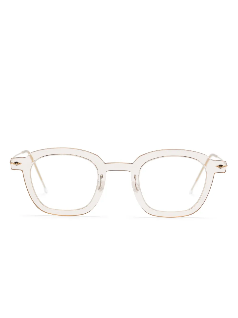 

Очки в квадратной оправе Lindberg, золотой