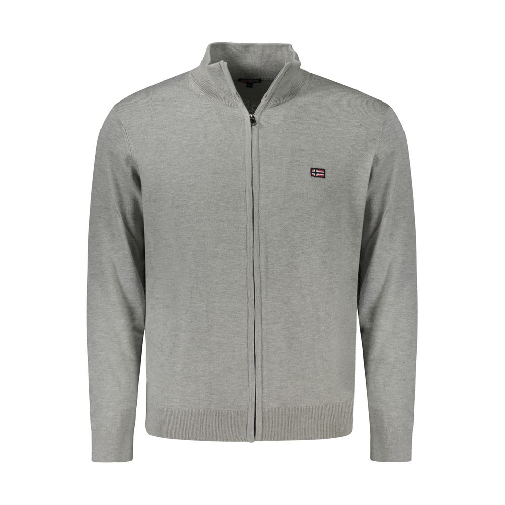 

Серый полиамидный мужской кардиган Geographical Norway