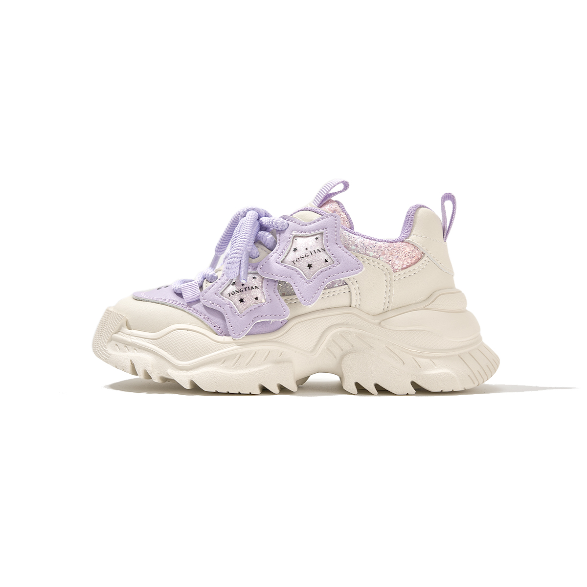 

Детские повседневные туфли Kids PSY, бежевый/фиолетовый