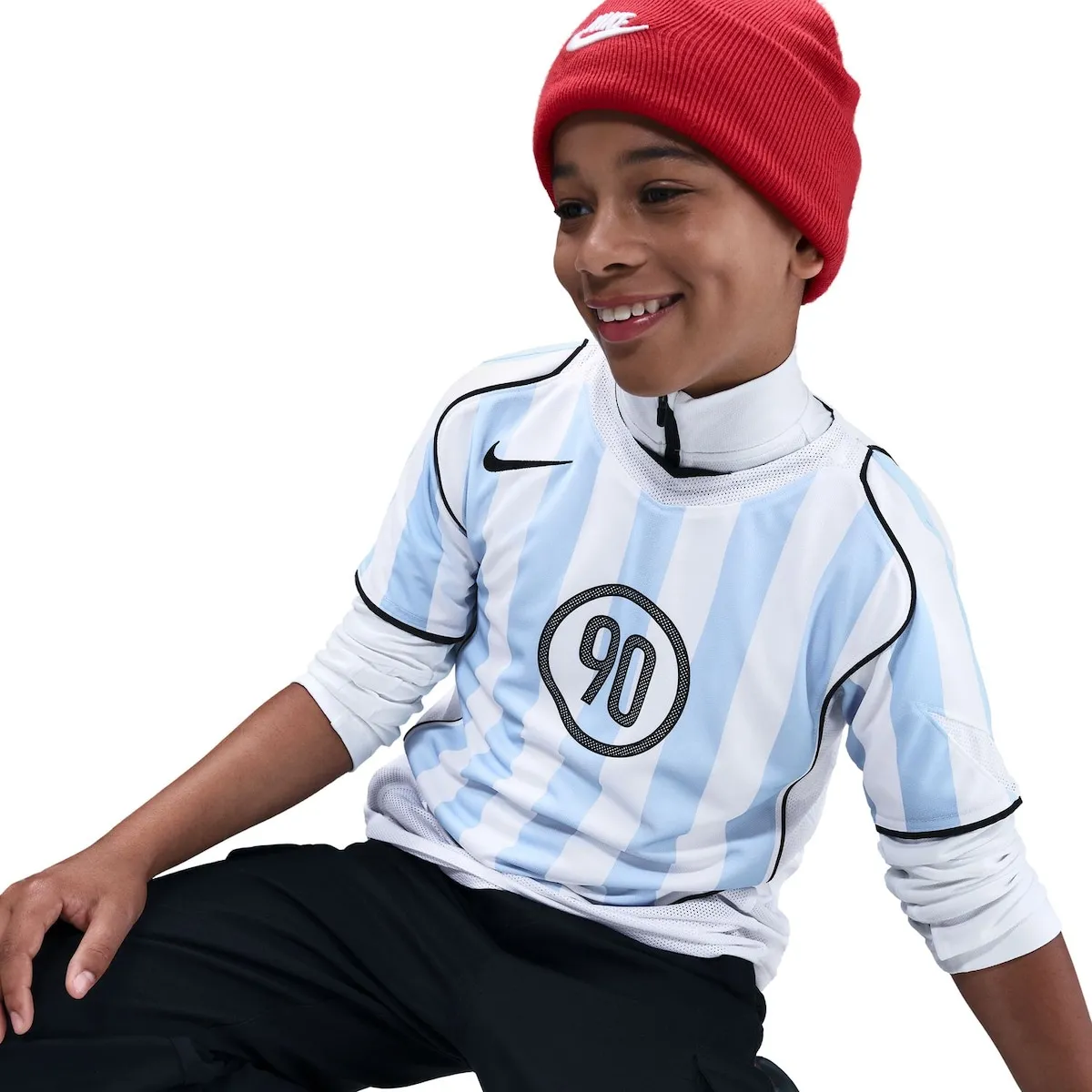 Детская футболка Dri-FIT Total 90 Energy Nike, синий — фото 4