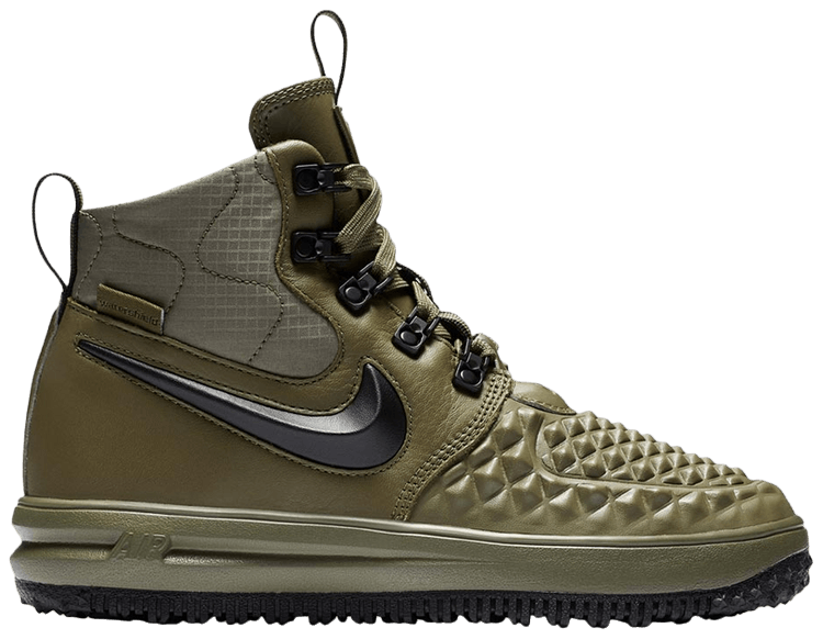 

Ботинки Nike Lunar Force 1 Duckboot '17 GS 'Medium Olive', зеленый