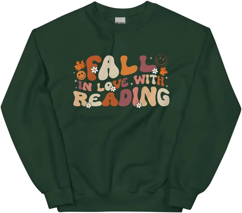 Свитшот Unisex для осеннего чтения, Book Lover Gift
