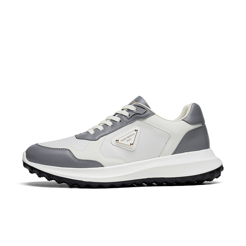 

Низкие повседневные туфли с амортизаторами для мужчин VICKI BROWN, Beige Gray