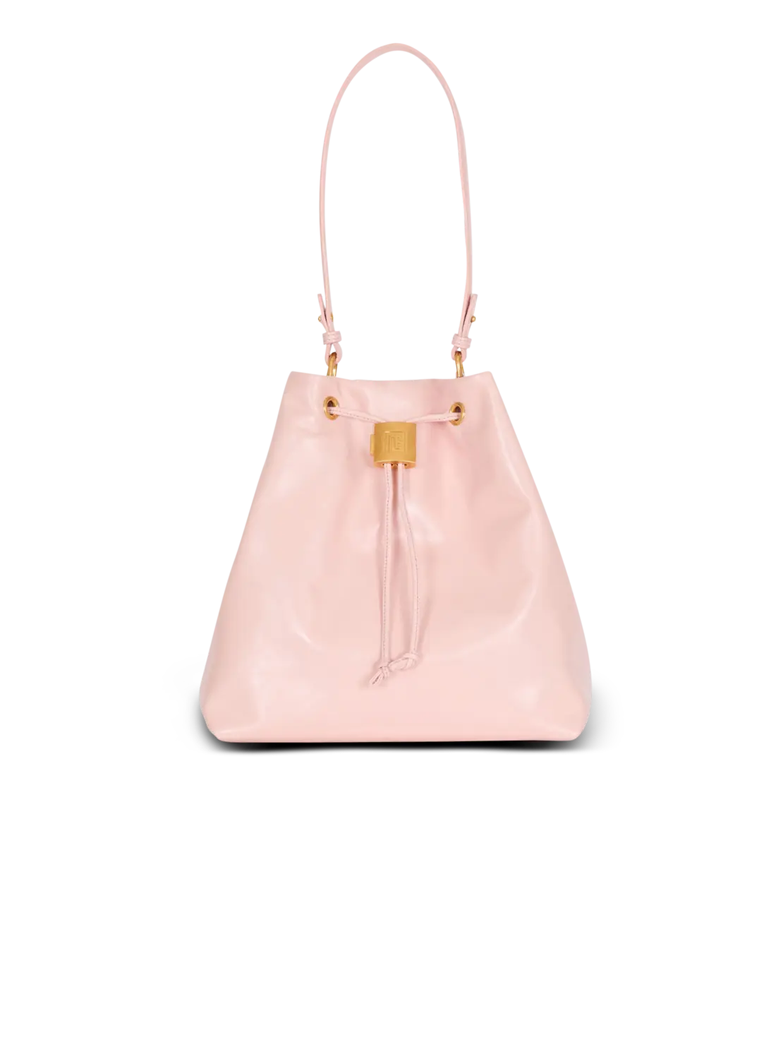 

Рюкзак Pulse из телячьей кожи Balmain, желтый/черный/розовый