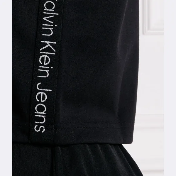 Миланский топ свободного кроя Calvin Klein, черный — фото 4