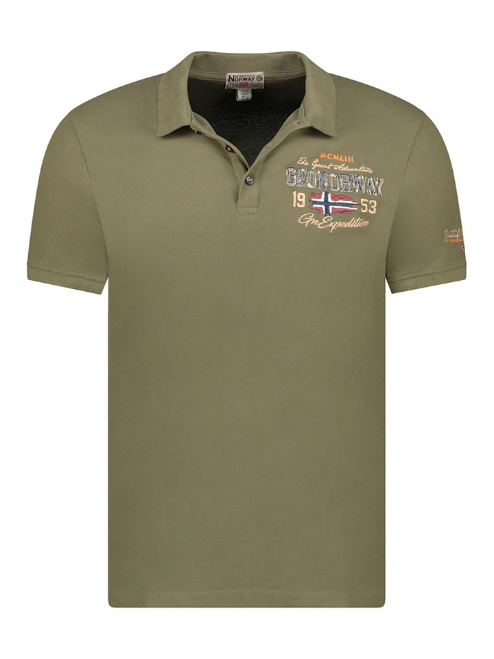 

Футболка поло Kapuccino Geographical Norway, хаки