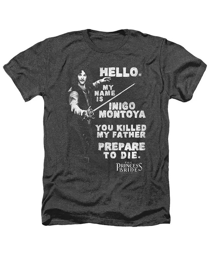 

Мужская футболка Hello Again Adult Heather Princess Bride, черный