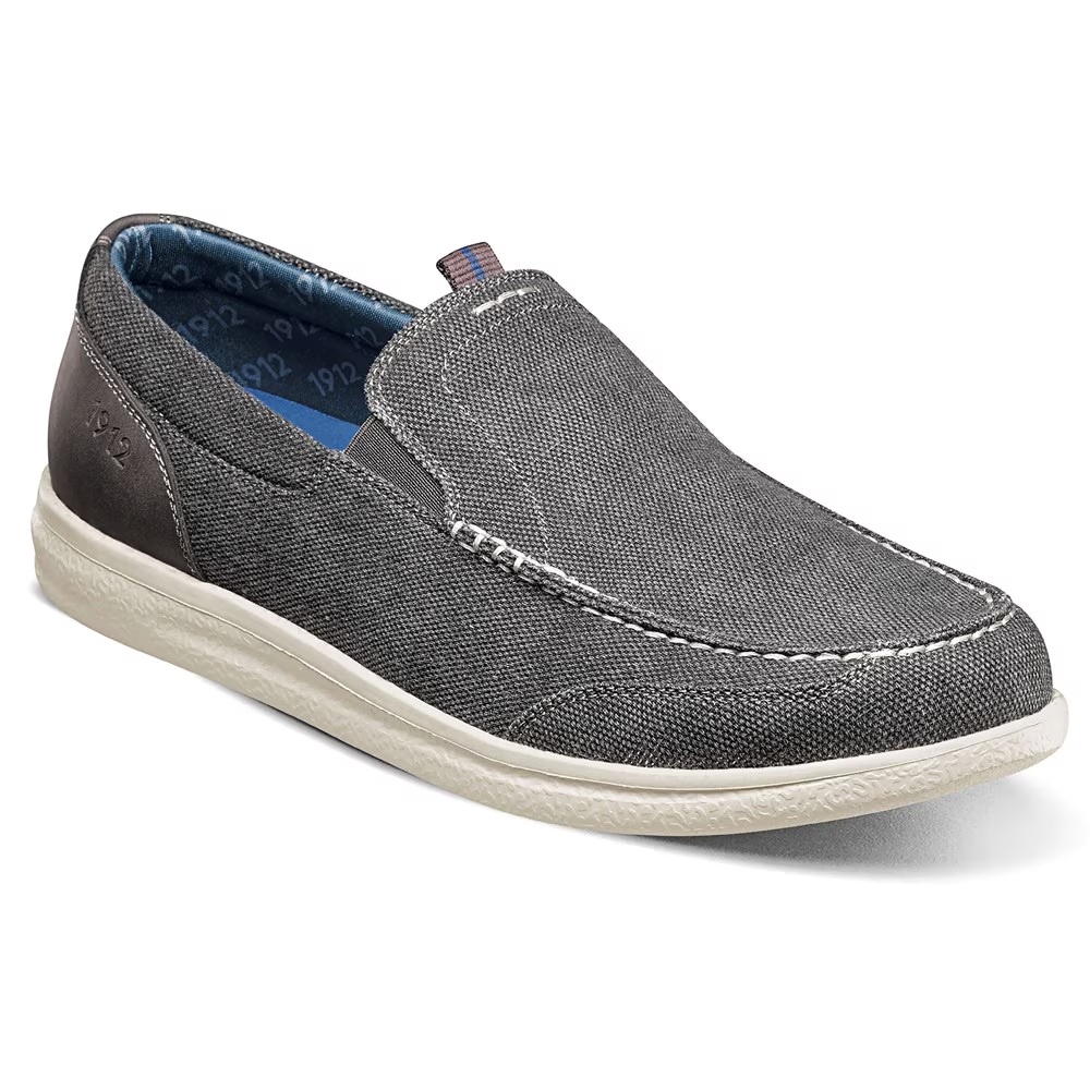 

Туфли без застежки Brewski Venetian Nunn Bush, gunmetal canvas