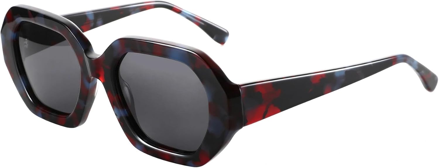 

Солнцезащитные очки с защитой от УФ-излучения UV400 | Сверхлегкая толстая оправа | Линзы ярких цветов для занятий спортом на открытом воздухе и вождения DSVIGF, 005 Grey Lens