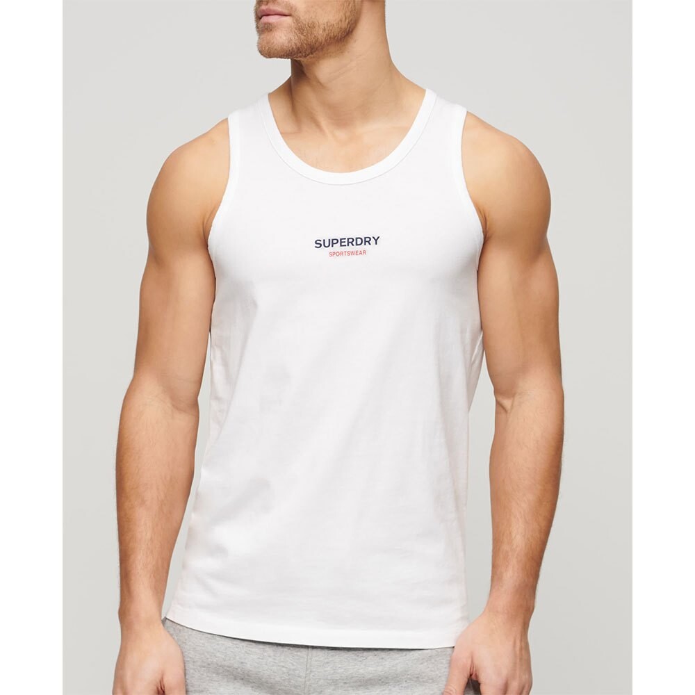 

Жилет Superdry Sportswear Logo Relaxed Vest, белый