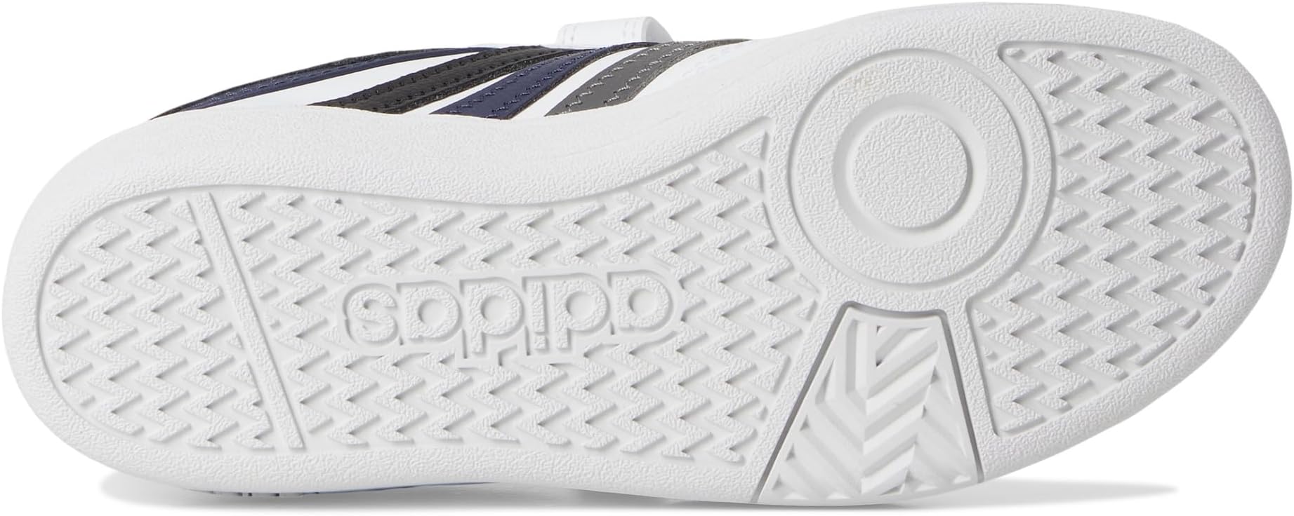 Кроссовки adidas Kids Hoops 4.0 Shoes, цвет White/Black/Shadow Navy — фото 3