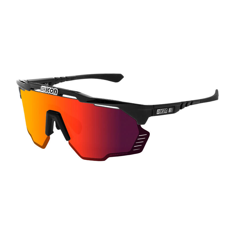 

Очки Scicon Aeroshade kunken SCNPP черный глянец Scicon Sports, цвет rot