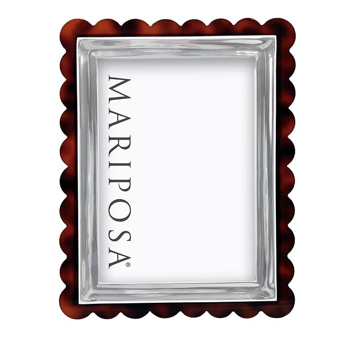 

Фирменная рамка Mariposa с черепаховым гребешком, 5 x 7 дюймов, коричневый