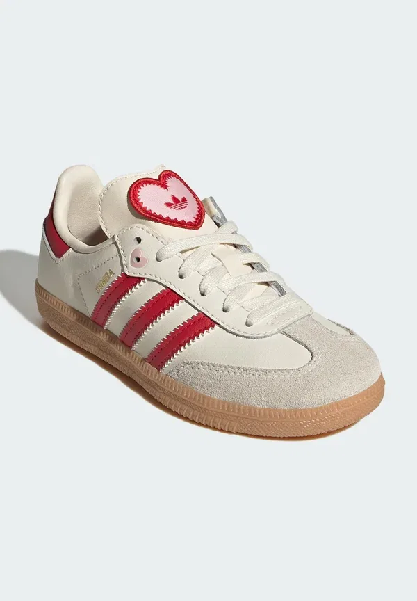 Кроссовки Adidas Originals, кремово-белый/ярко-алый гум — фото 2