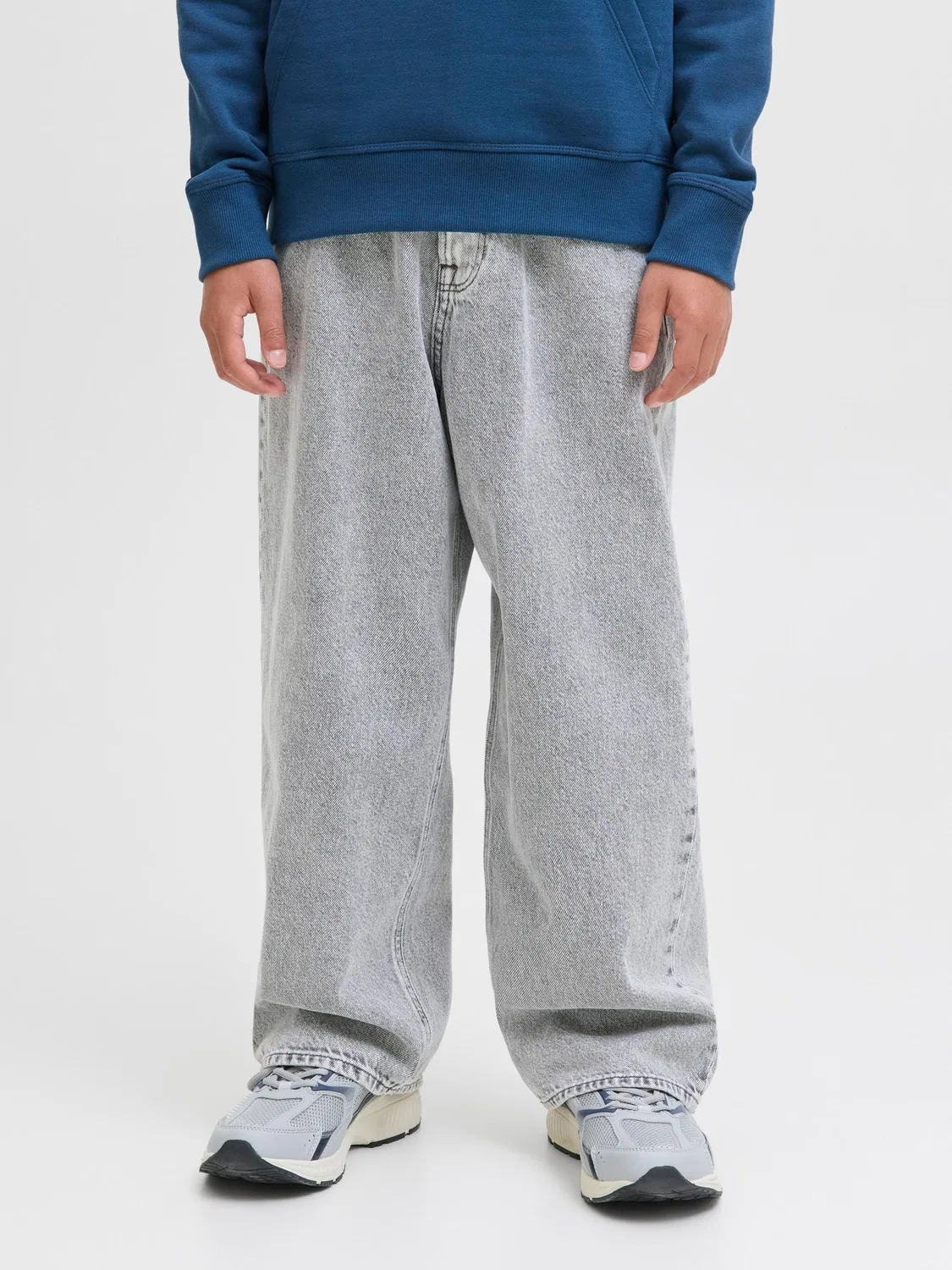 Джинсы Extra Baggy Fit, JACK & JONES Junior, серый деним — фото 3