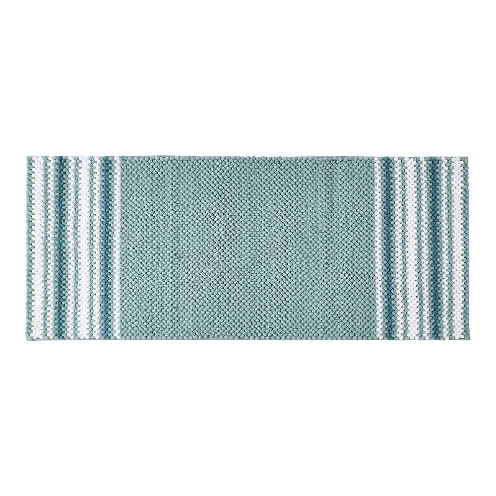 

VCNY Home Aiden Жаккардовый коврик для ванной из синели с лапшой, цвет Aqua