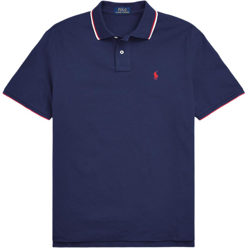 Polo Ralph Lauren SS25 Поло мужское marine blue — фото 3