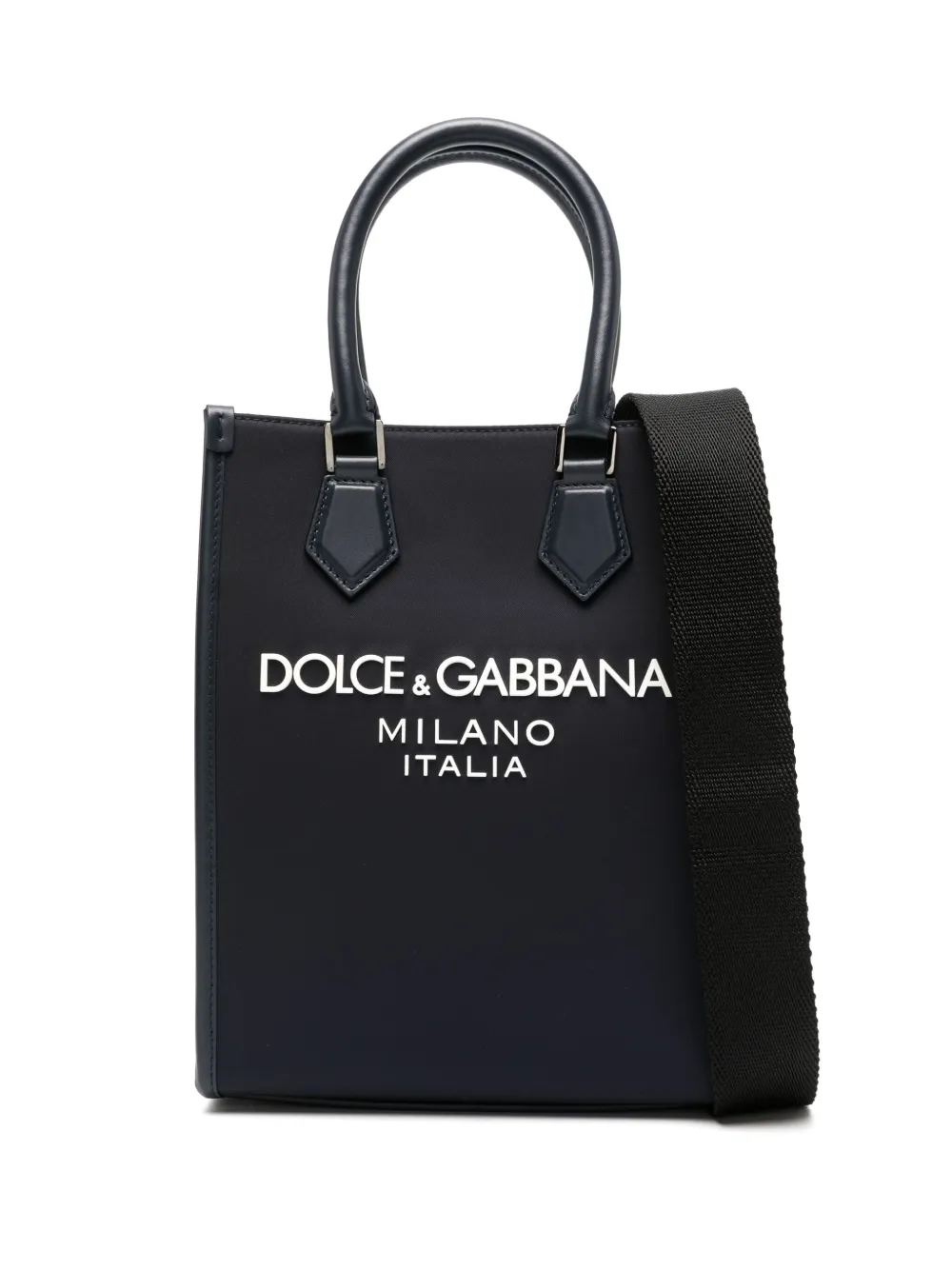 

Маленькая сумка-тоут с логотипом DOLCE & GABBANA, синий