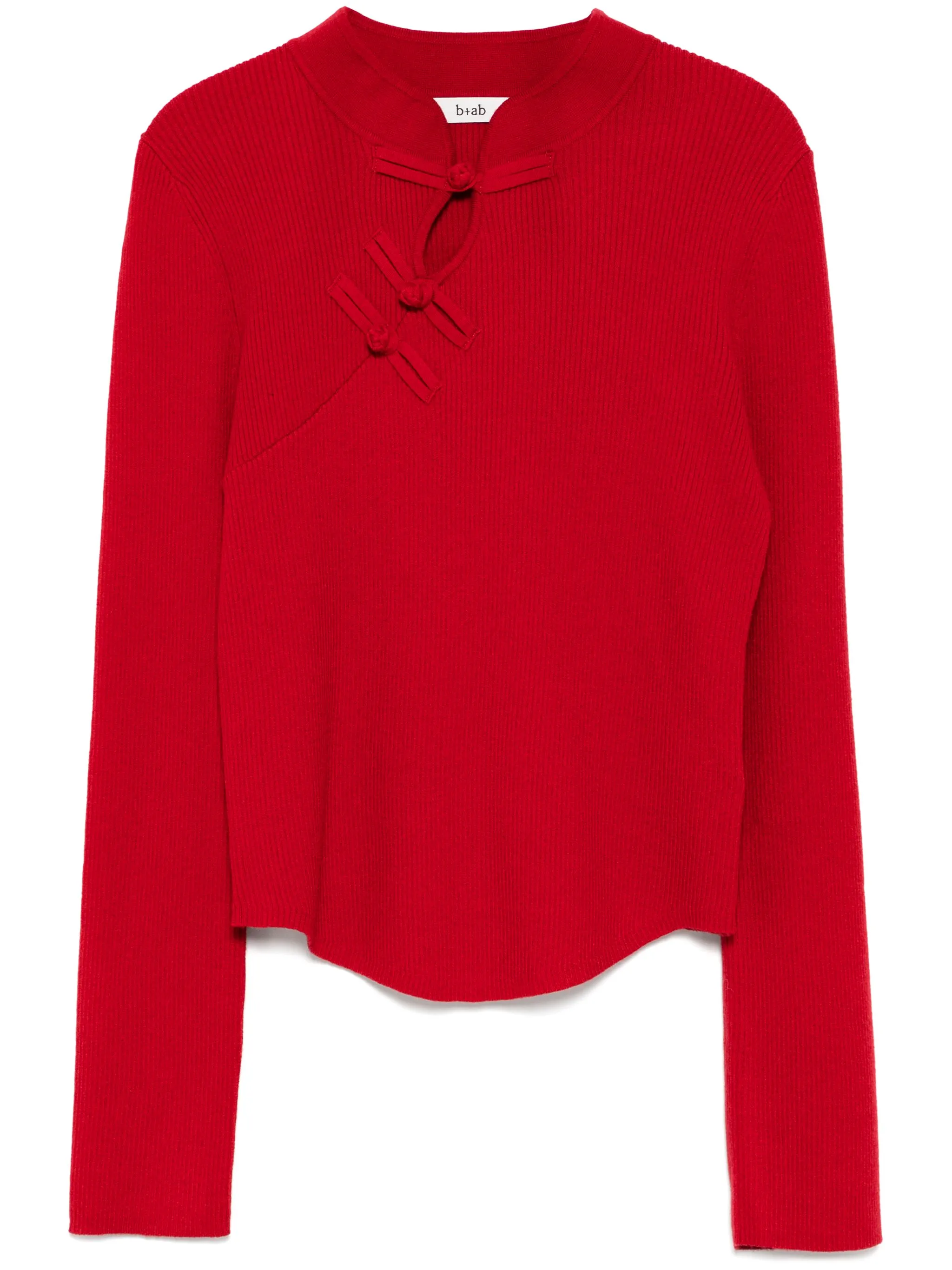 

Топ Pankou в рубчик B+Ab, красный