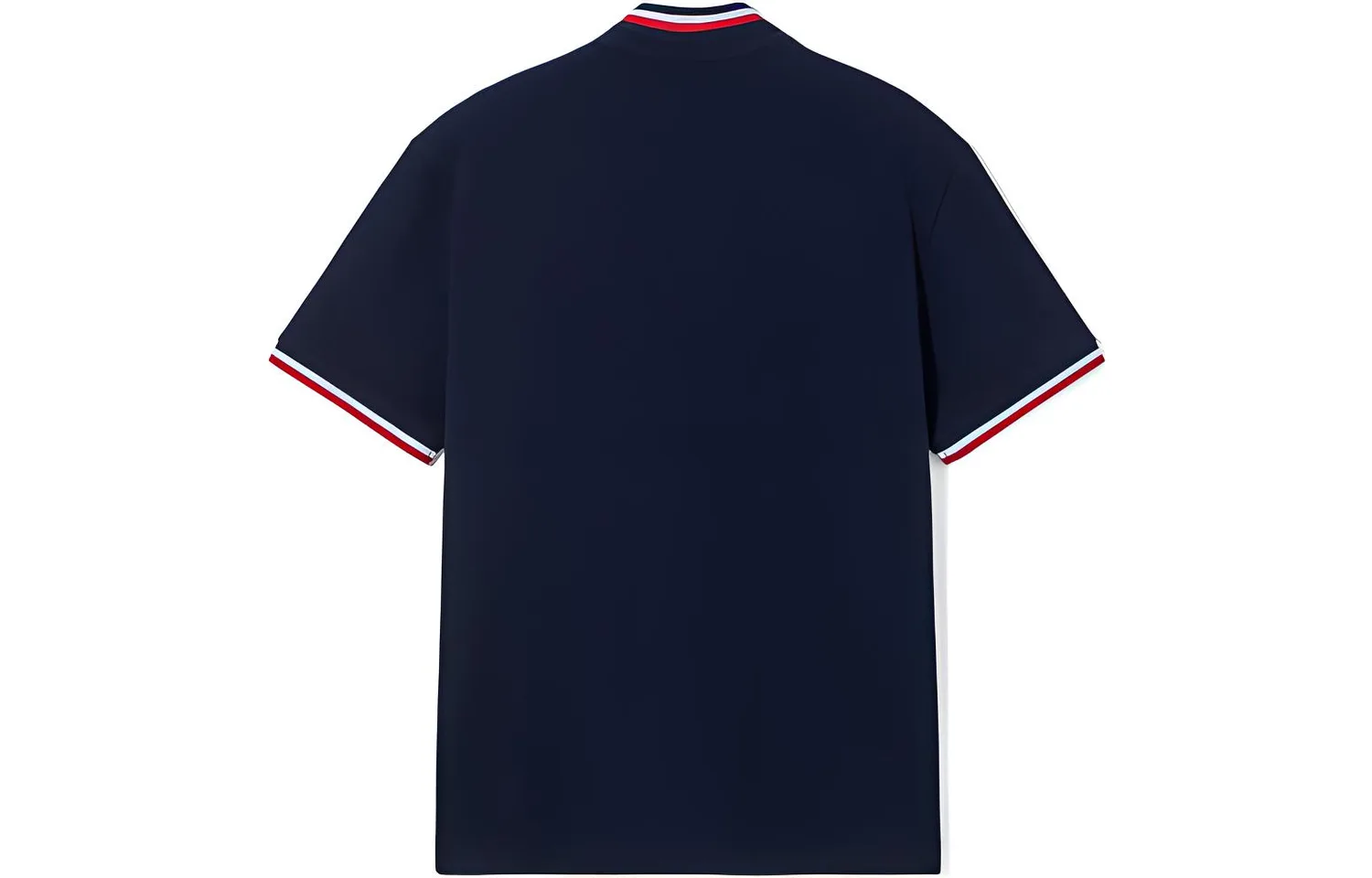 LACOSTE Polo Shirt Men's Navy Blue Polo Collar Moderate Straight Fit — фото 3