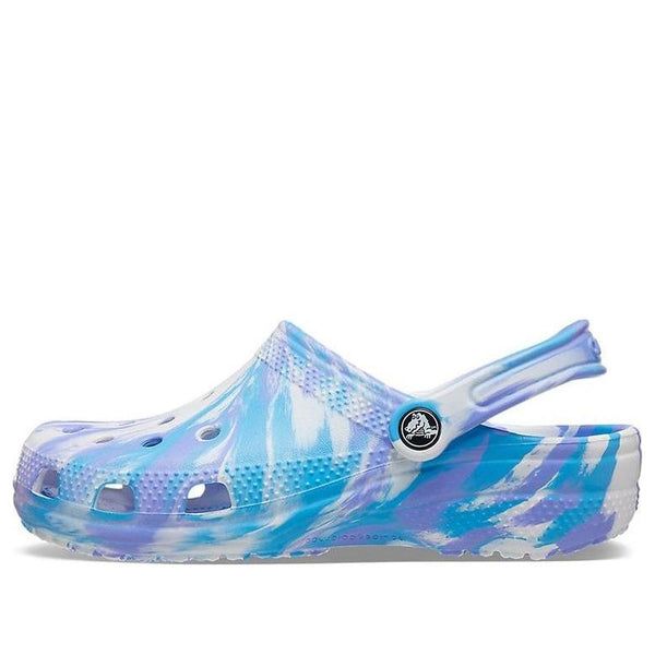 

Сандалии classic clog marble beach sports white blue sandals 'white blue' Crocs, белый