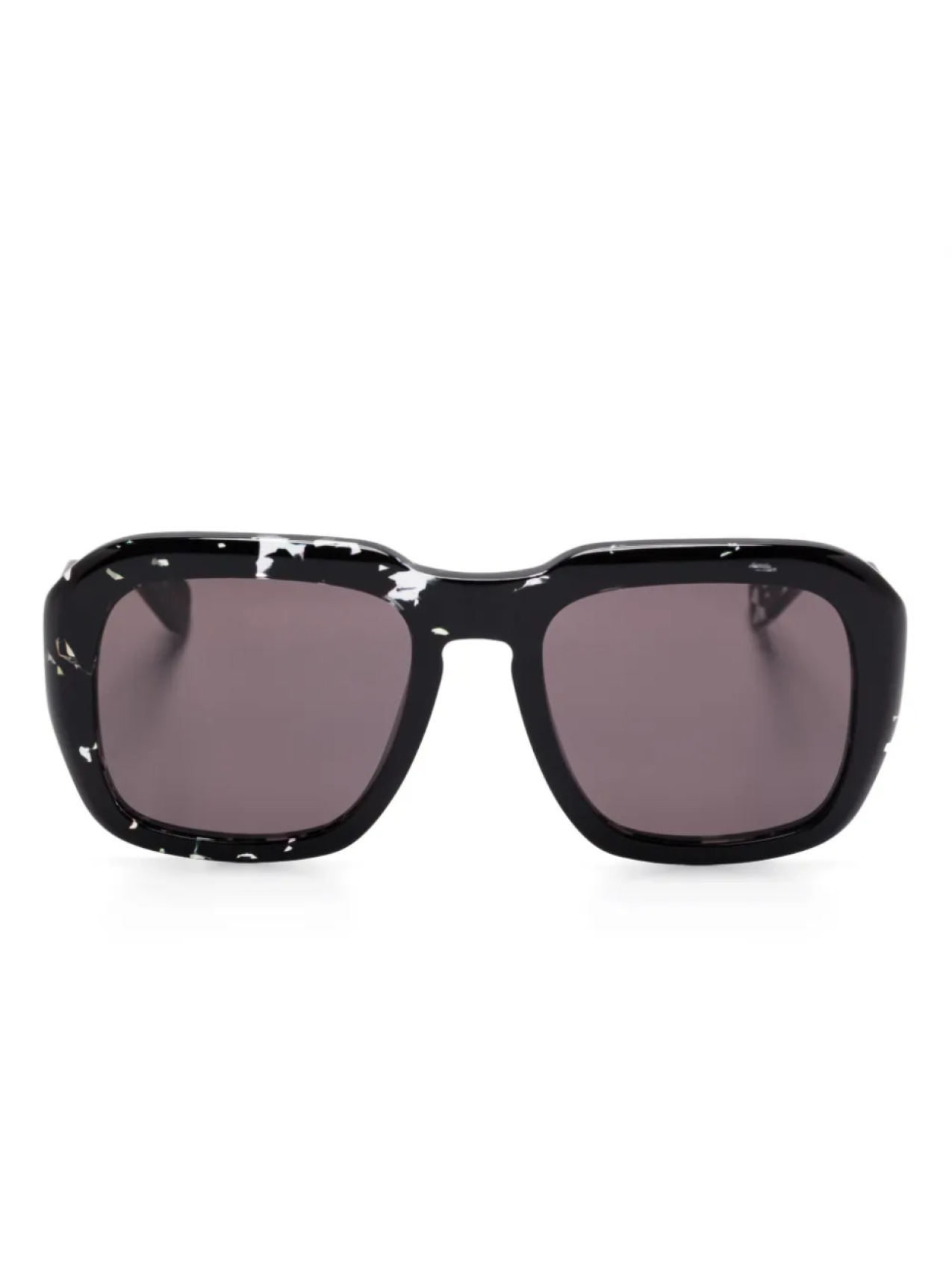 

Chloé Eyewear солнцезащитные очки в массивной оправе, черный