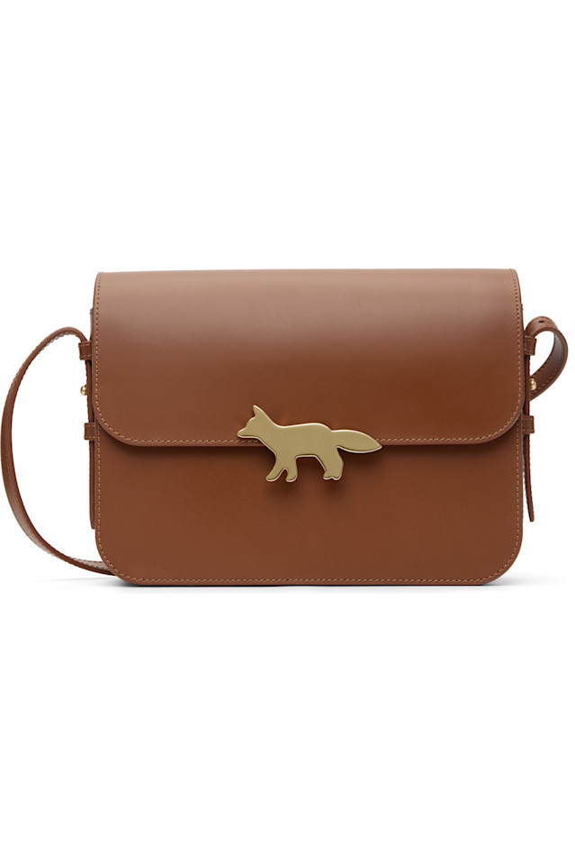 

Большая сумка Tan edie Maison Kitsuné, коричневый