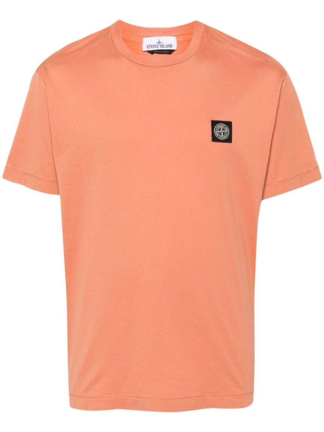

Stone Island футболка с логотипом Compass, оранжевый