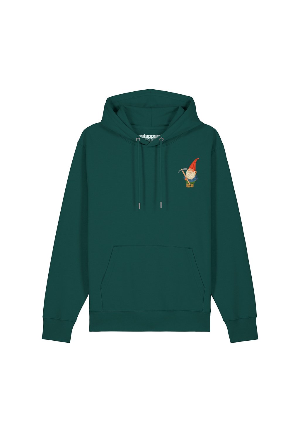 

Толстовка с капюшоном GARTENZWERG watapparel, темно-зеленый