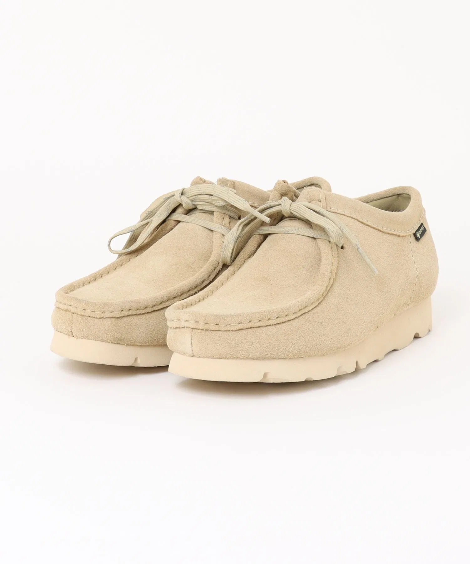 Мужские мокасины Clarks WALLABEE GTX бежевые — фото 3